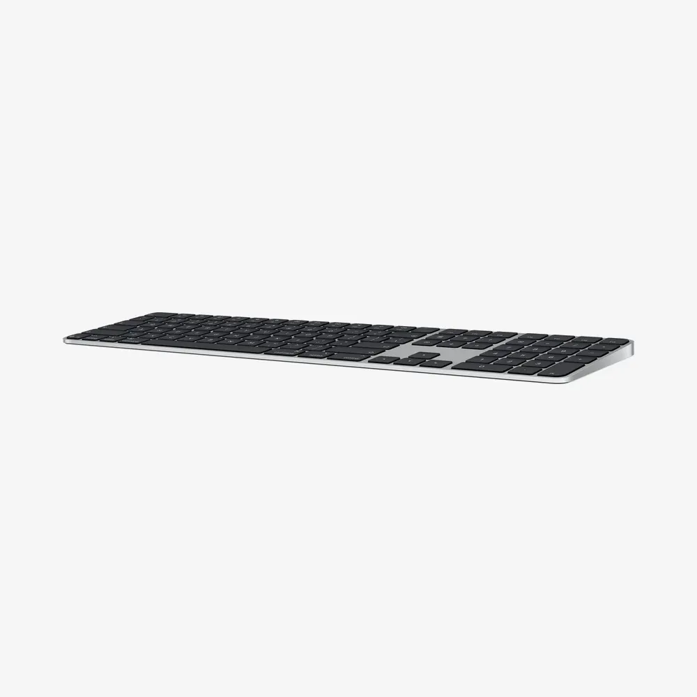Noleggio operativo Apple Magic Keyboard con Touch ID e tastierino numerico Per Mac con chip Apple · layout italiano · silver o nera per aziende