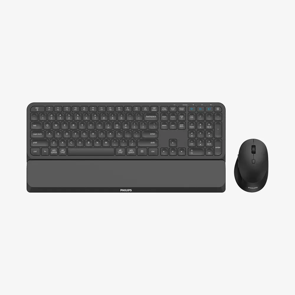 Noleggio operativo Philips kit tastiera e mouse SPT6607B/34 per aziende